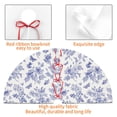 thumbnail image 4 of Sikiie Floral Butterfly 30-48 inches {designName} Print Christmas Tree Skirt Snowman Xmas Tree Skirt with Edge Christmas Decorations for Holiday Party36", 4 of 7