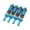 Blue, variant on Kokiya 4 Pieces Front and Rear RC Shocks Damper Spare Parts RC Shock Absorber Metal for Blue