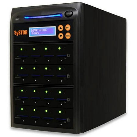 Image of SySTOR 1:15 Multiple SD/microSD Drive Memory Card Duplicator / Sanitizer