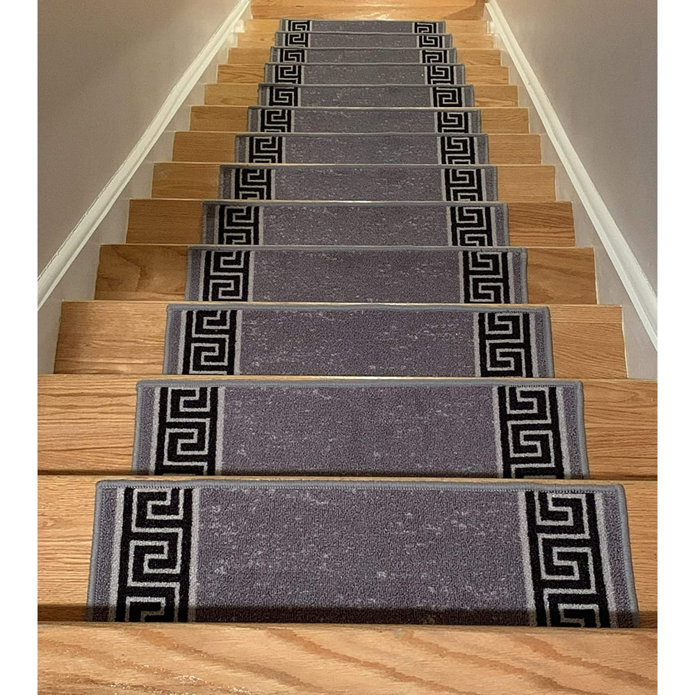 Stair Treads Skid Slip Resistant Backing Indoor Carpet Stair Treads