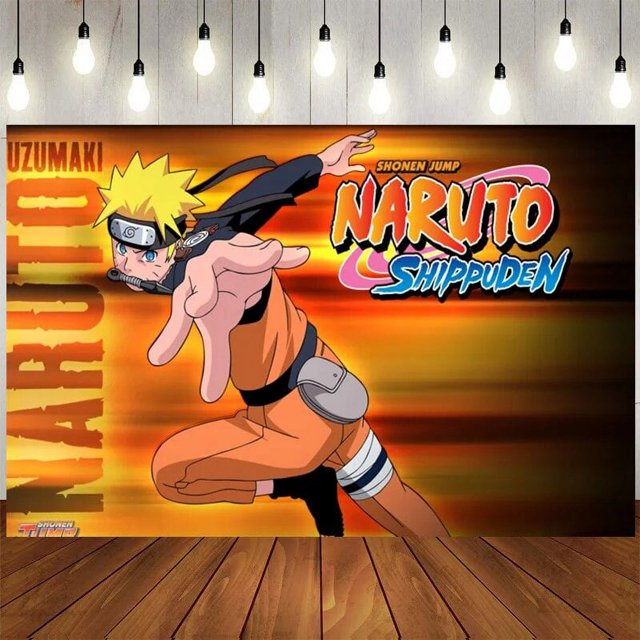 Uzumaki Narutoed Ninja Anime juego de dibujos animados suministros para fiestas niños fiesta de cumpleaños vajilla desechable mantel decoración de ducha de bebé