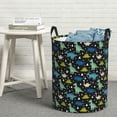 thumbnail image 5 of Goofa Dinosaur Printed Circular Hamper,Laundry Basket with Handles,Storage Baskets Foldable,Large Capacity Laundry Hamper-Small, 5 of 8