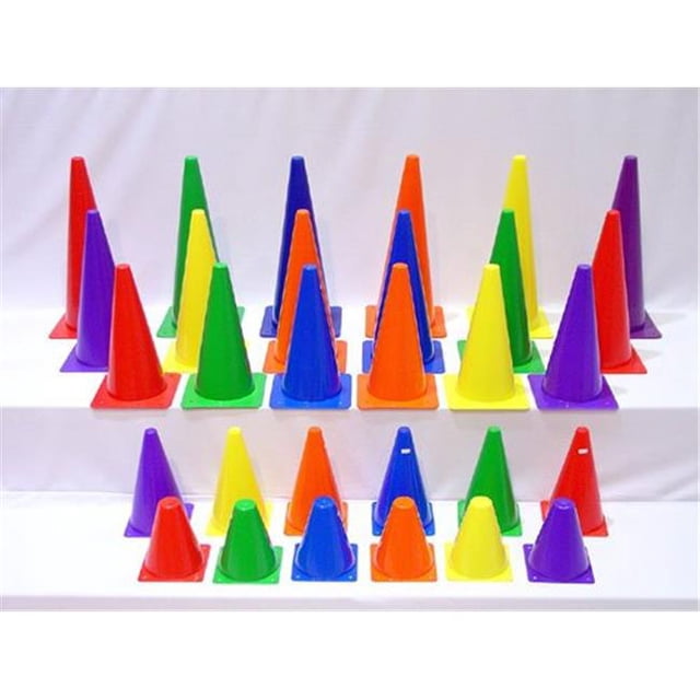 12 Inch Plastic Cones - Set of 6