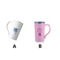 thumbnail image 4 of Toystoory Taza de bebida de acero inoxidable para el hogar, bebida de viaje, té de la leche, bebida, agua, café, taza con asa, reutilizable, lavable Teteras Rosa Toystoory HA081642-02, 4 of 6