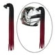 thumbnail image 5 of Casco de motocicleta Dreadlocks mujeres hombres casco Dreadlocks Motocross casco Punk decoración de cabello - negro y rojo  negro DYNWAVEMX  Pelo de la peluca de cola de caballo, 5 of 8