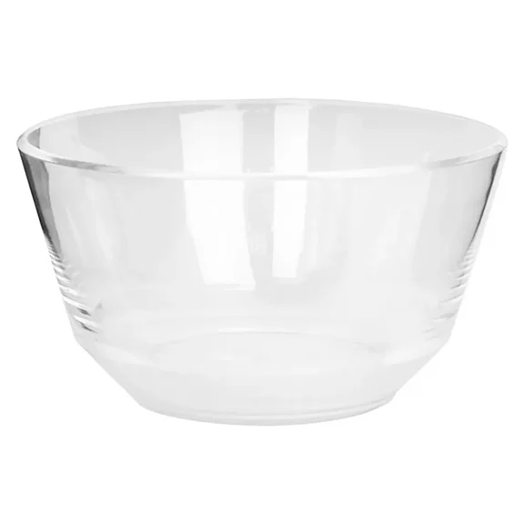 115oz Plastic Serving Bowl  Clear Round Trifle, Punch, Popcorn Bowl, Dishwasher-Safe