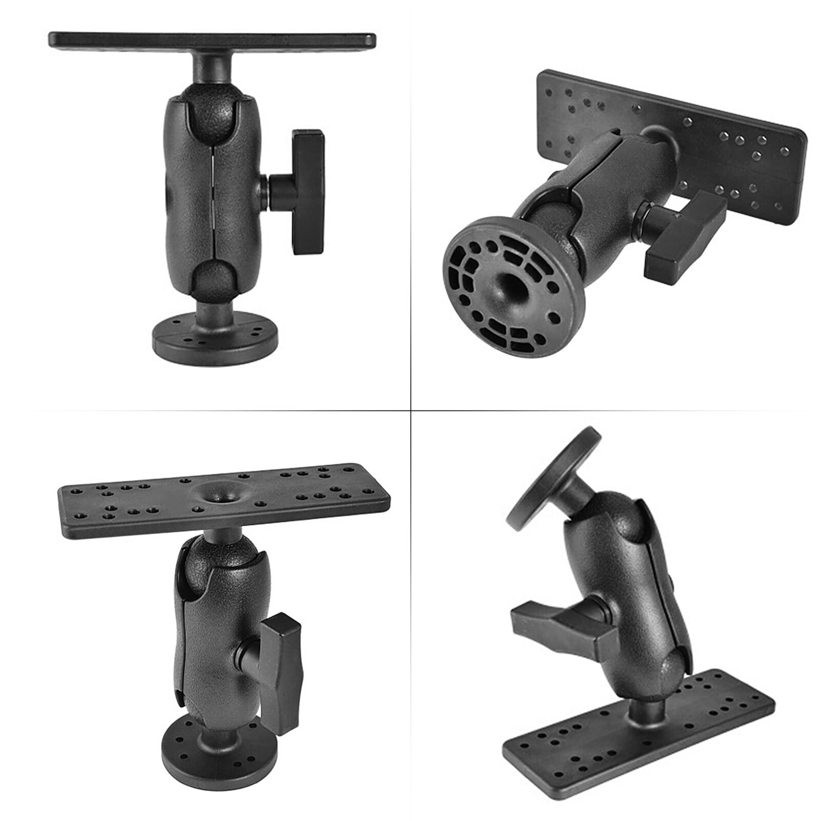 YAHHU Portable Kayak Fishfinder Holder Mount Base 360° Swivel Marine GPS Bracket For Boat Canoe Deck Adjustable Electronic Device Kayak Accessory 6.69 Inches / 17 cm