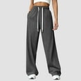 thumbnail image 6 of eileial High Waisted Sweatpants for Women – Cinch Bottom Fleece Womens Oversized Joggers,Dark Gray XL, 6 of 6