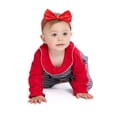 thumbnail image 5 of Wonder Nation Baby Girl Holiday Jumpsuit Outfit Set, 2 Pieces, Sizes 0/3-24 Months, 5 of 6