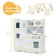 thumbnail image 3 of Juego de Cocina de Juguete de Madera Costway con Accesorios Teléfono Fregadero Horno Nevera Dispensador de Agua Luz y Sonido Blanco, 3 of 10