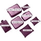 thumbnail image 3 of 7PCS Bolsa de almacenamiento reutilizable, bolso del organizador, uso sostenible para mudanza, dormitorio, viaje, 3 of 7
