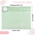thumbnail image 2 of Unique Bargains Silicone Painting Mat, 2 Pcs Silicone Mats for Crafts Arts, Green, 2 of 6