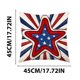 thumbnail image 4 of Funda de almohada con estampado de alta definición del Día de la Independencia, 4 of 5