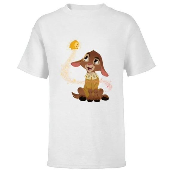Disney Wish Star and Valentino Magical Friends - Short Sleeve T-Shirt for Kids - Customized-White