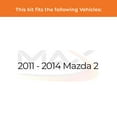 thumbnail image 2 of Max Advanced Brakes - Brake Kit for 2011 2012 2013 2014 Mazda 2 Front Replacement Geomet Coated Disc Brake Rotors and Ceramic Brake Pads, 2 of 9