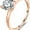 Rose Gold, variant on Envy Solitaire 1.25 Ct Engagement Ring for Women Promise Ring for Her Cubic Zirconia Sterling Silver Ginger Lyne