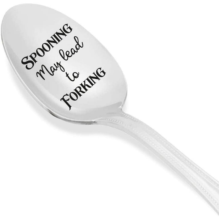 Funny Kitchen Utensil - Spooning Leads to Forking Spoon