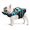 Blue Camouflage, variant on Pawfloaty Dog Life Jacket with Head Rest, Puppy Float Vest with Chin Float, Adjustable Dog Life Vest for Boating, Swimming and Kayaking, High Buoyancy Float Vest with Rescue Handle, Reflective Design