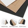 thumbnail image 4 of Marco de fotos de papel Uxcell, marcos de cartón con clips y cuerdas, exhibición de fotos DIY para decoración de hogar y oficina Negro, Blanco, Marrón 4 x 4, 4 of 6