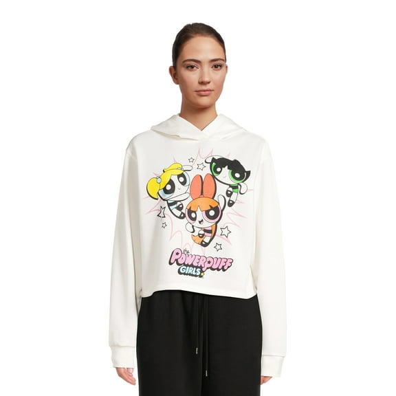 Powerpuff Girls Juniors’ Graphic Hoodie, Sizes XS-XXXL