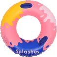 thumbnail image 1 of Pool Float inflatable Swim Ring Adult Swim Ring Summer Floating Ring with Handle, 1 of 8