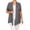 Charcoal, variant on Moa Collection Women's Plus Size Open Front Cardigan – Casual Short Sleeve Design