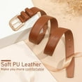 thumbnail image 6 of JASGOOD Leather Belts for Women Fashion Waist Ladies Belt for Jeans Pants with Pin Buckle, 6 of 11