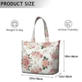 thumbnail image 4 of Watercolor Aesthetic Floral Print Duffel Garden Bloom Weekender Bag, Lightweight, , Multipurpose, 4 of 5