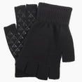 thumbnail image 2 of Yangnuo Womens and Mens Marled Cable Knit Fingerless Winter Gloves Man And Women Solid Color Half-Finger Outdoor Fingerless Thicken Wool Casual Fashionable Gloves, 2 of 5