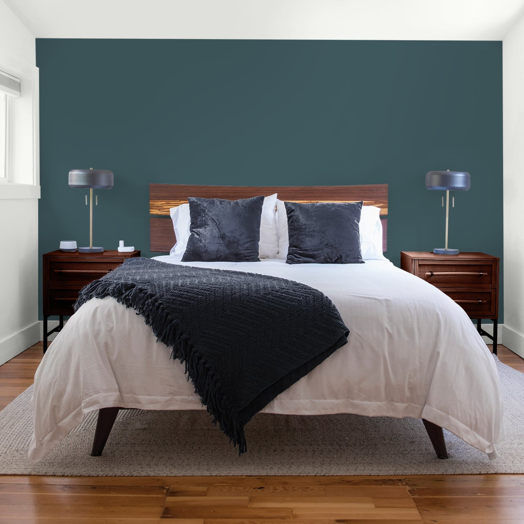 Glidden HEP Mountain Pine Interior Paint + Primer Flat , 1 Quart