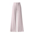 thumbnail image 7 of Womens Quick Dry Casual Pants, Straight Leg Elastic Waist Stretch Breathable Athletic Trousers, Walking Hiking Jogging Fitness Sports Wear | VerBelle,Pink S, 7 of 7