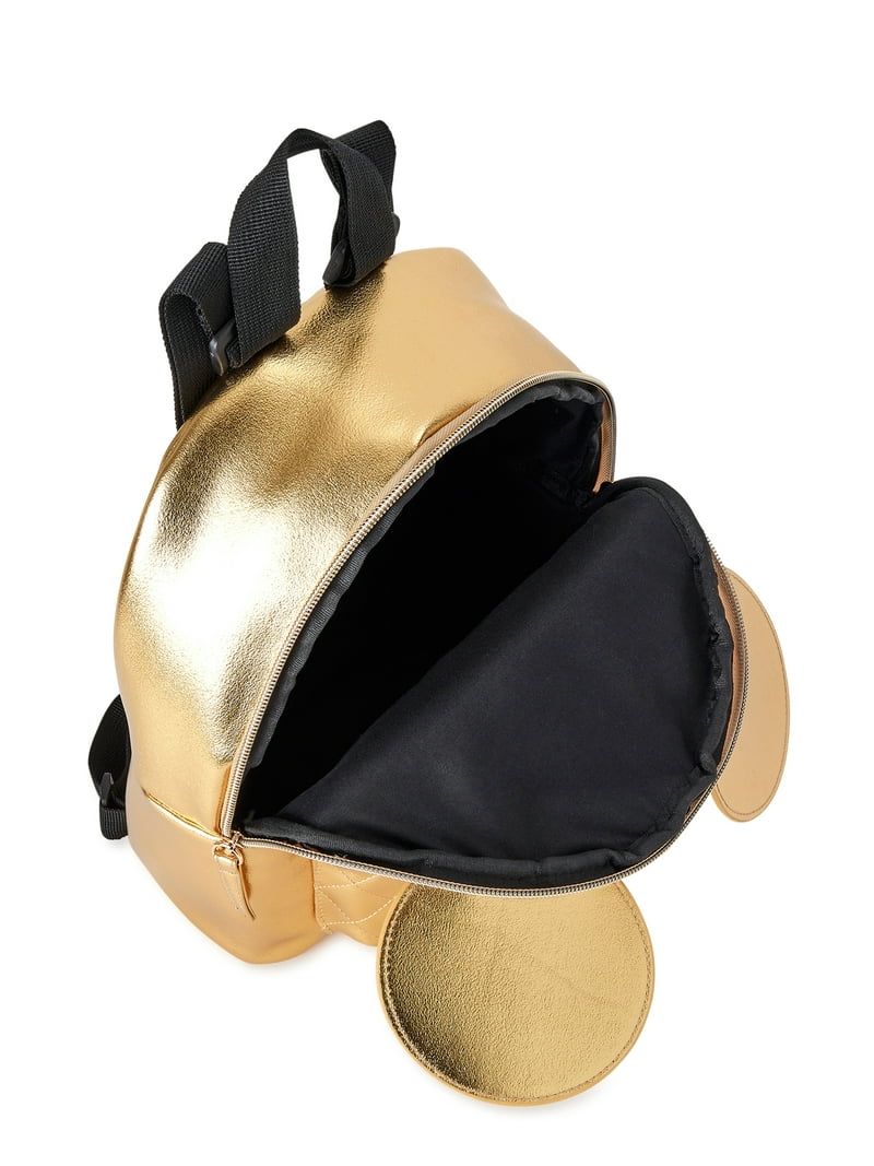 Disney Mickey Mouse Women's Mini Backpack Gold - Walmart.com