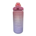 thumbnail image 1 of Botella de agua motivadora 2l NetGame Botella de agua Motivador 2L, color rosa con azul, 1 of 4