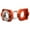 Orange, variant on Works Connection 17-255 Elite Axle Block Kit Red