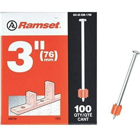 100pk 3 IN Fastening Pin