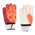 thumbnail image 2 of 1 par de guantes de fútbol de látex grueso con protección para los dedos, guantes de portero con bolsa de almacenamiento para adultos, color naranja, tamaño 10, 2 of 14