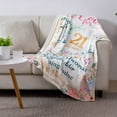 thumbnail image 4 of LHSHID 100th Birthday Gifts for Women 100th Birthday Decorations Gifts for 100th Birthday Happy 100th Birthday Gifts Best 100th Birthday Gift Ideas 100 Year Old Gifts for Mom Grandma Blanket 60x80in, 4 of 6