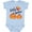 AE-Light Blue, variant on Inktastic Little Sister Pumpkins with Fall Leaves Girls Baby Bodysuit