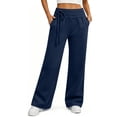 thumbnail image 6 of Posijego Women's Jogger Pants High Waisted Straight Leg Lightweight Solid Color Workout Pants Running Pants with Pockets, 6 of 7