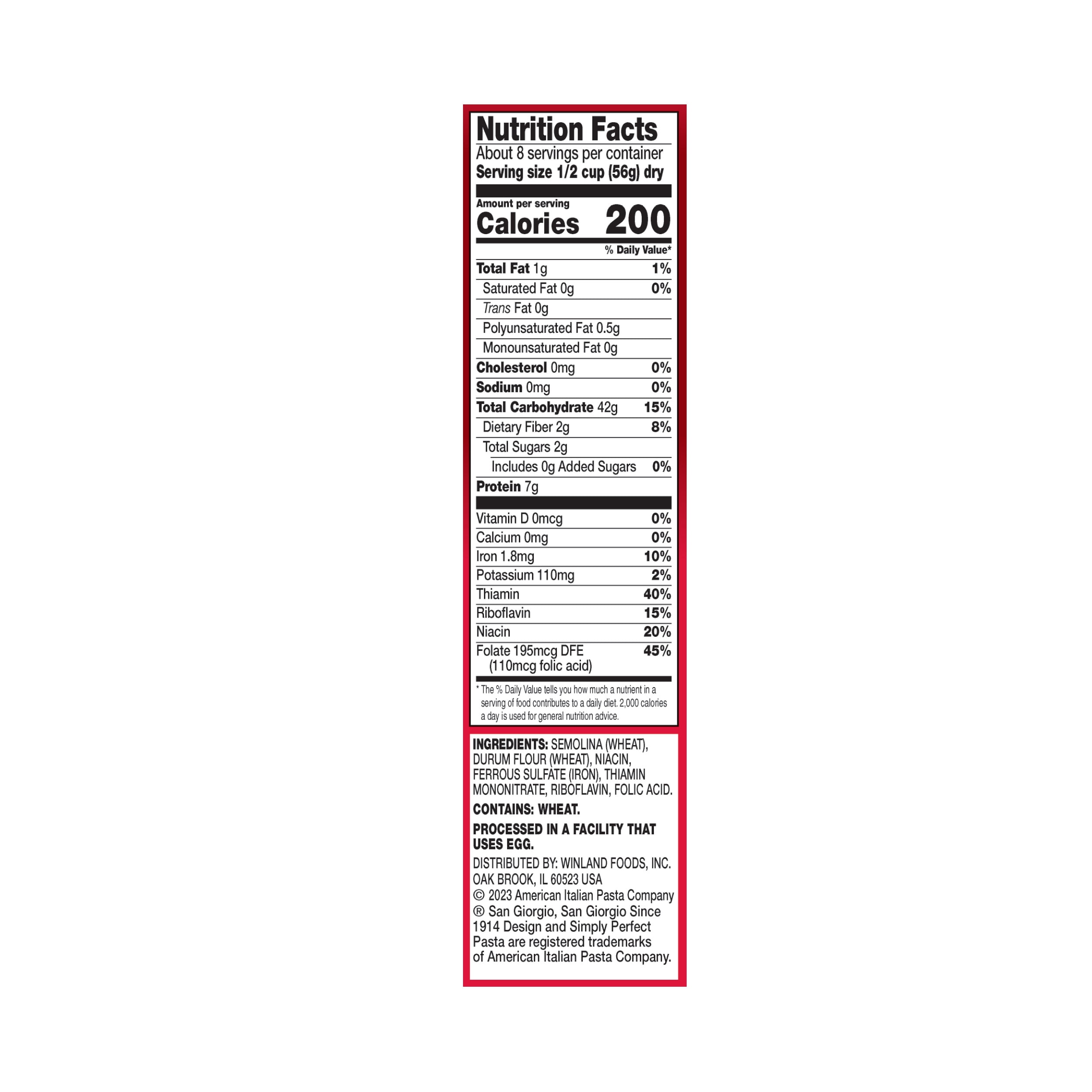 (2 pack) San Giorgio Elbow Macaroni Pasta, 16 Ounce Box