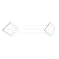 thumbnail image 3 of 9 X 9 X 30" 1/2" Rods Clear Riser Acrylic Transparent Plexiglass Pedestal Table Display Podium Glorifier Riser Stand Centerpiece Flower Sculputure Merchandise Lamp Book Stand 2X10136-9X9"+4X10133-30", 3 of 5