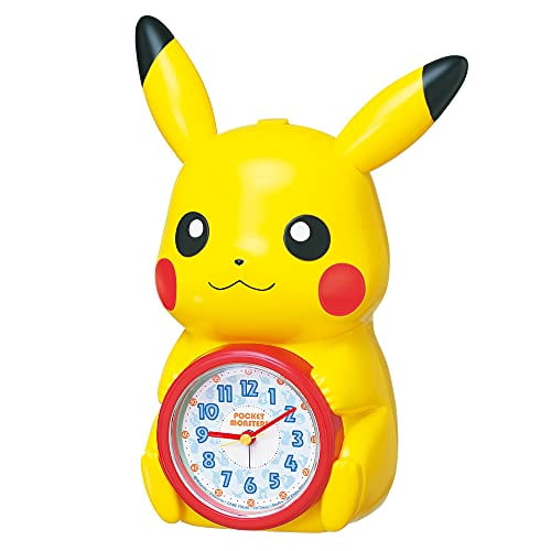 Seiko Clock Alarm Clock Pocket Monsters Pikachu Talking Alarm 232 × 159 ×  121mm JF384A 