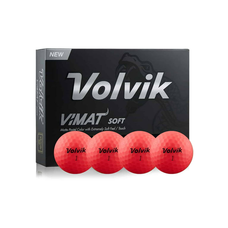 Volvik Vimat Soft Matte Coloured Golf Balls