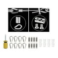 thumbnail image 3 of Wire Rope Kit, Easy Installation UV Proof 66ft Length Outdoor Wire Rope Kit Rugged  for Garden, 3 of 7