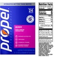 thumbnail image 3 of Propel Zero Sugar Berry, On the Go Packs, Electrolyte Powder Drink Mix, 0.11 oz, 24 Count packets, 3 of 7