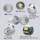 thumbnail image 3 of Luz LED COB RGB de Color, 5W, MR16 luz descendente, E27, E14, GU10, foco LED para el hogar, 85-265V, equivalente a lámpara halógena de 30W, 3 of 4