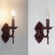 thumbnail image 3 of Toystoory Luz de montada en la pared, lámpara de pared de estilo europeo, herramienta de iluminación decorativa para sala de estar, pasillo, Iluminación y accesorios Latón Toystoory HA072998-03, 3 of 6