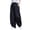 Black, variant on Men's Linen Pants Casual Wide Leg Baggy Pants Elastic Waist Drawstring Loose Fit Casual Summer Beach Pants with Pockets Baggy Trousers Beige L