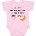 thumbnail image 3 of Inktastic I Love My Grandpa to the Moon and Back Boys or Girls Baby Bodysuit, 3 of 5