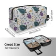 thumbnail image 4 of Goofa Turtle Printed Toiletry Bag with Handle,Large Capacity Travel Makeup Cosmetic Bag for Women, Carry on Airport Airline Compliant Bag, 4 of 9